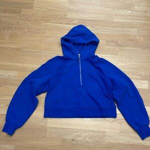 lululemon scuba oversized half-zip hoodie